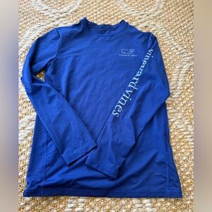 Vineyard Vines Navy Blue Performance Long Sleeve Tee Mens Size Small